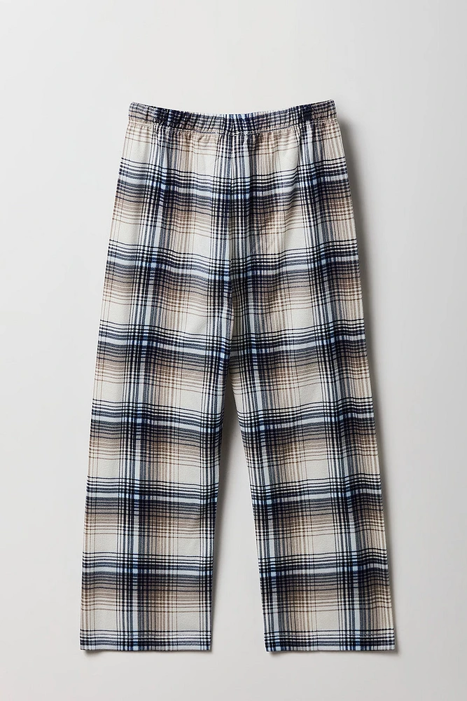 Pantalon de pyjama à carreaux pour garçons