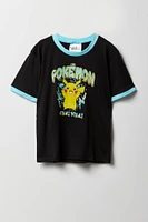 Boys Pikachu T-Shirt & Plush Pajama Pant 2 Piece Set