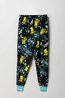 Boys Pikachu T-Shirt & Plush Pajama Pant 2 Piece Set