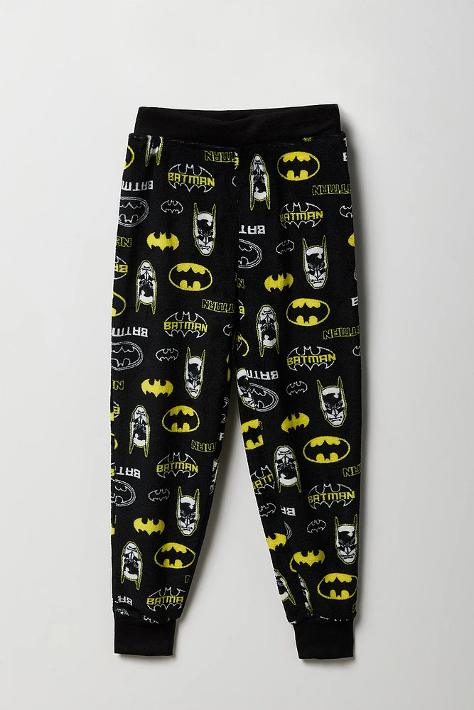 Pantalon de pyjama en peluche Ã  imprimÃ© Batman pour garÃ§on