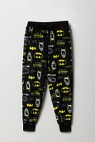 Pantalon de pyjama en peluche à imprimé Batman pour garçon