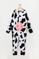 Youth 3D Cow Plush Onesie