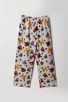 Ensemble pyjama Pyjamas de famille à imprimé Furry Friends en flanelle pour jeune