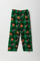 Ensemble pyjama Pyjamas de famille en flanelle à imprimé Rudolph pour jeune