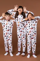 Combinaison Pyjamas de famille à imprimé Wildlife pour jeune