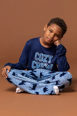 Ensemble pyjama Pyjamas de famille à imprimé Cozy Crew pour jeune