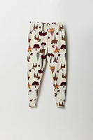 Ensemble pyjama Bear Cub Pyjamas de famille à imprimé pour jeune