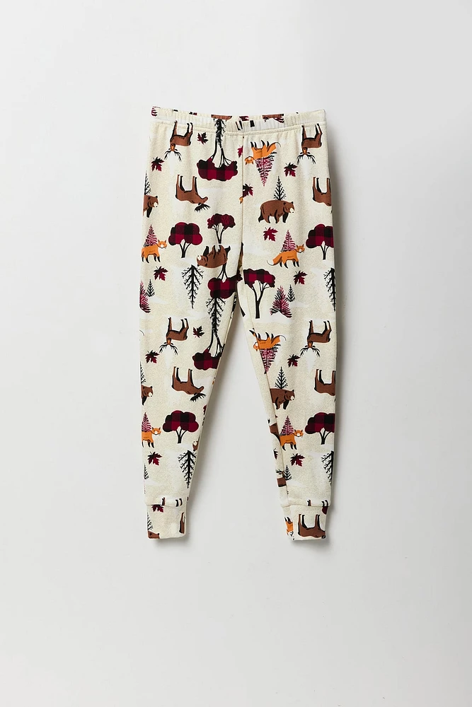 Ensemble pyjama Bear Cub Pyjamas de famille à imprimé pour jeune