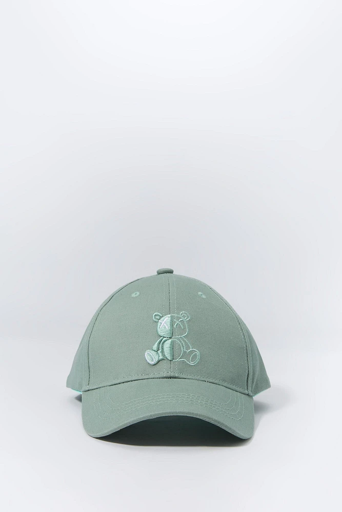 Bear Embroidered Baseball Hat