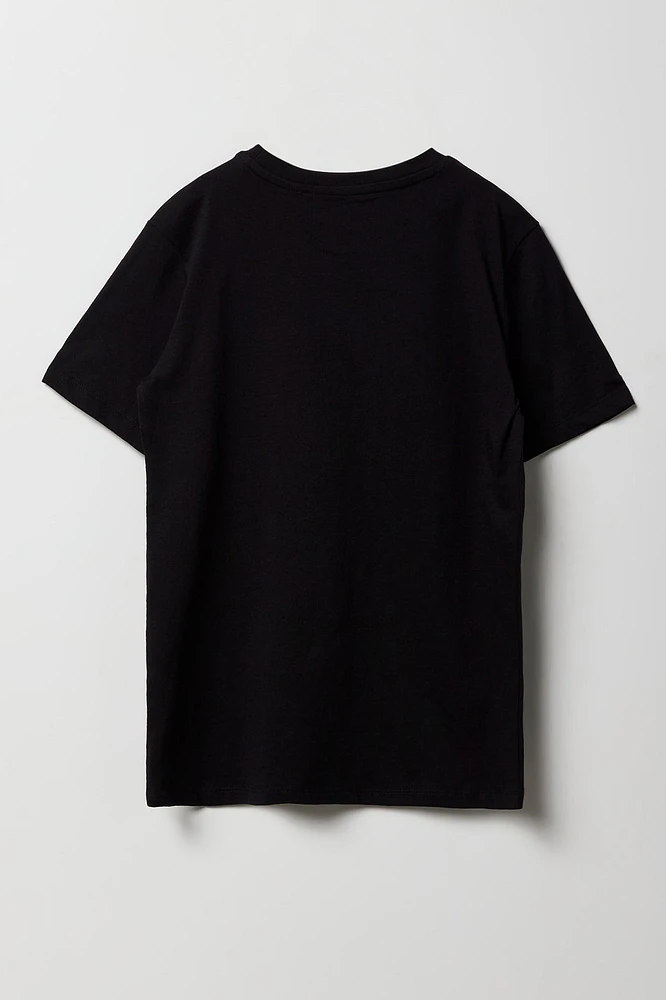 T-shirt à imprimé Minecraft Creeper Farm Tour pour enfants