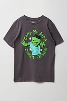 T-shirt à imprimé Minecraft Zombie Problem pour enfants
