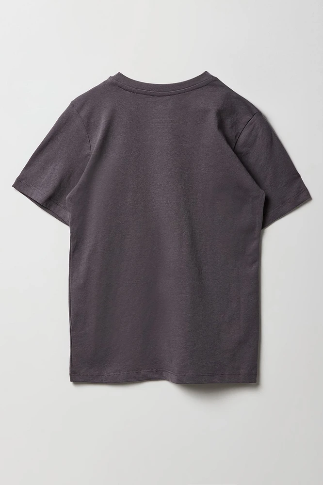 T-shirt à imprimé Minecraft Zombie Problem pour enfants