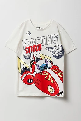 T-shirt à imprimé Racing Stitch pour enfants