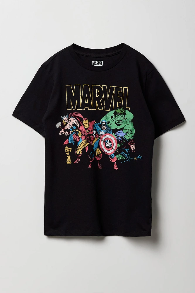 T-shirt à imprimé Marvel pour enfants