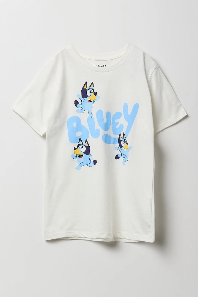 T-shirt à imprimé Bluey pour enfants