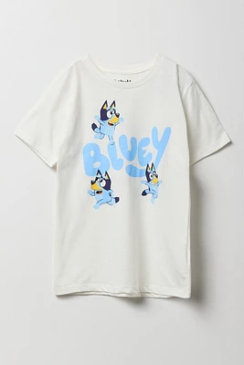 T-shirt à imprimé Bluey pour enfants