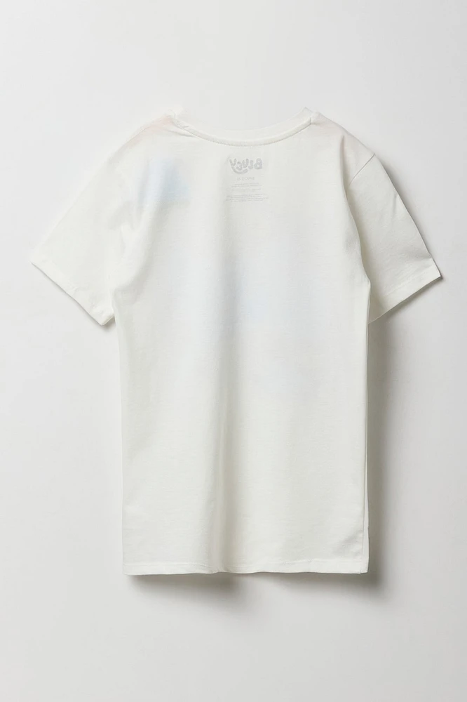 T-shirt à imprimé Bluey pour enfants