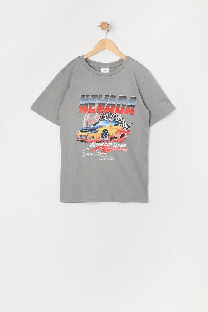 Boys Nevada Racing Graphic T-Shirt