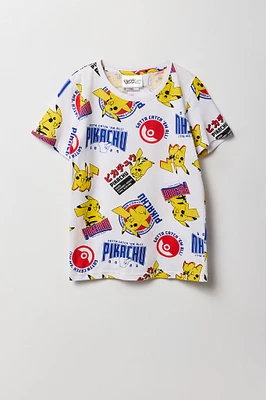 T-shirt à imprimé Pikachu pour enfants