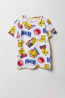 T-shirt à imprimé Pikachu pour enfants