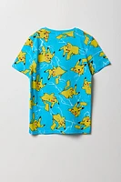 Kids Pikachu Print T-Shirt