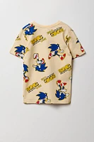 Kids Sonic & Shadow Print T-Shirt