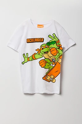 T-shirt à imprimé Michelangelo pour enfants