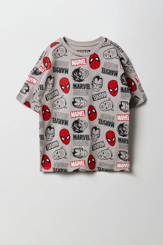 T-shirt à imprimé Marvel pour enfants