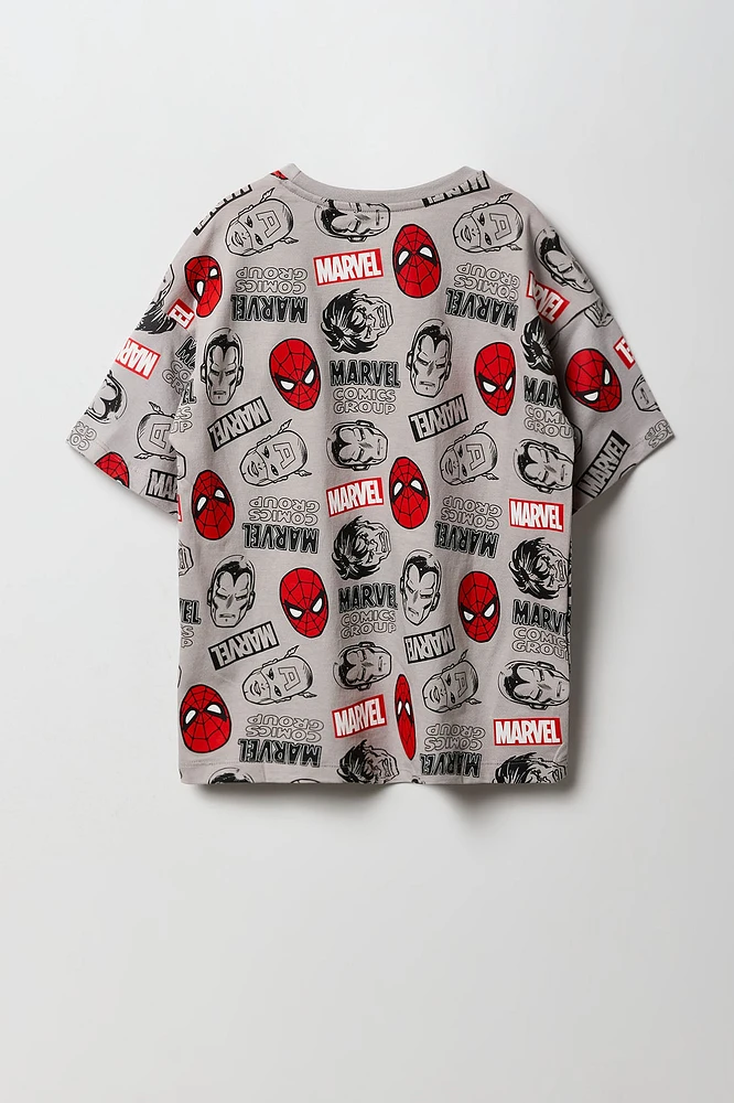 Kids Marvel Print T-Shirt