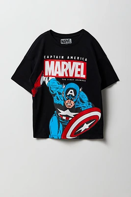 T-shirt à imprimé Captain America pour enfants