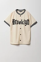 Jersey de baseball en filet imprimé pour garçon