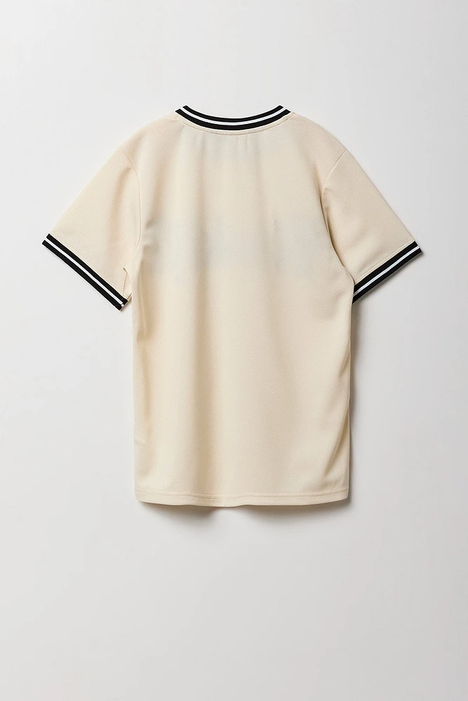 Jersey de baseball en filet imprimé pour garçon