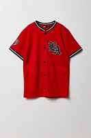 Boys Graphic Mesh Baseball Jersey