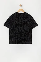 Boys Alphabet Print T-Shirt