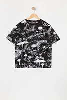 Boys Graffiti Print T-Shirt