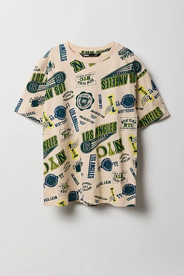 T-shirt à imprimé Championship pour garçon