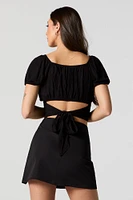 Milkmaid Tie Back Crop Top