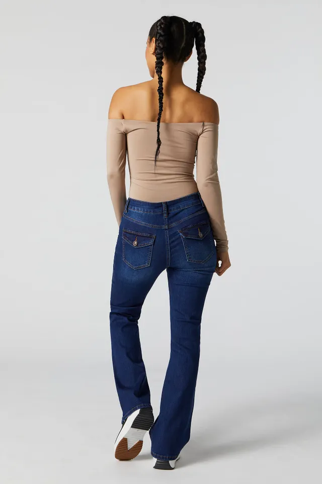 GUESS Originals Mid-Rise Bootcut Jeans