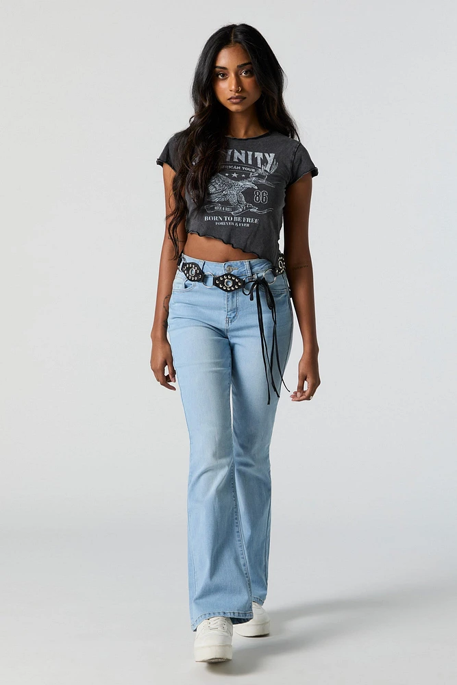 Light Wash High Rise Bootcut Jean