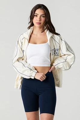 Short de cycliste à taille haute