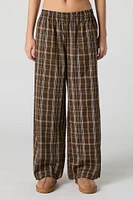 Pantalon de pyjama à carreaux