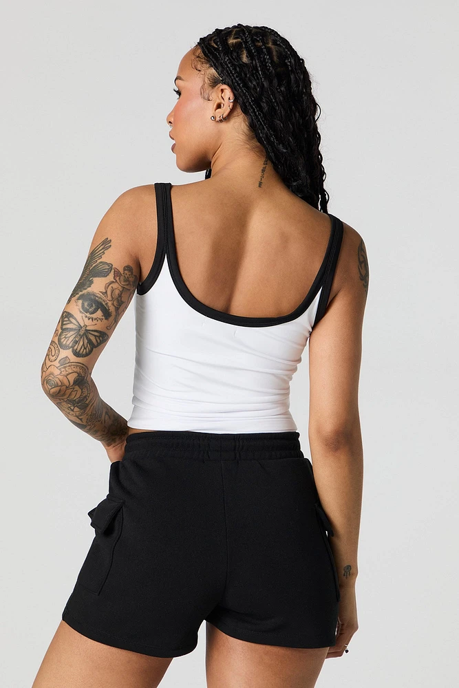 Short cargo en molleton