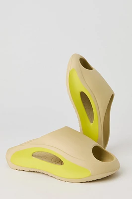 Mules sculptées à bout ouvert