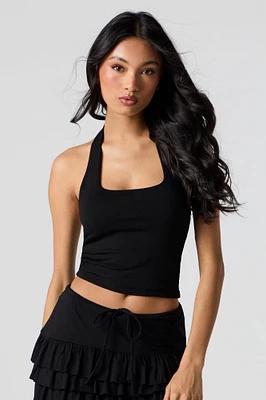 Square Neck Halter Tank
