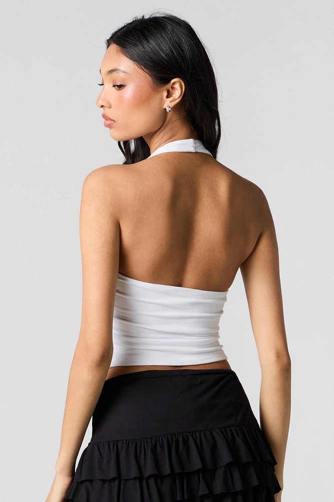 Camisole bain-de-soleil à encolure carrée