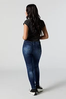 High-Rise Push Up Skinny Jean