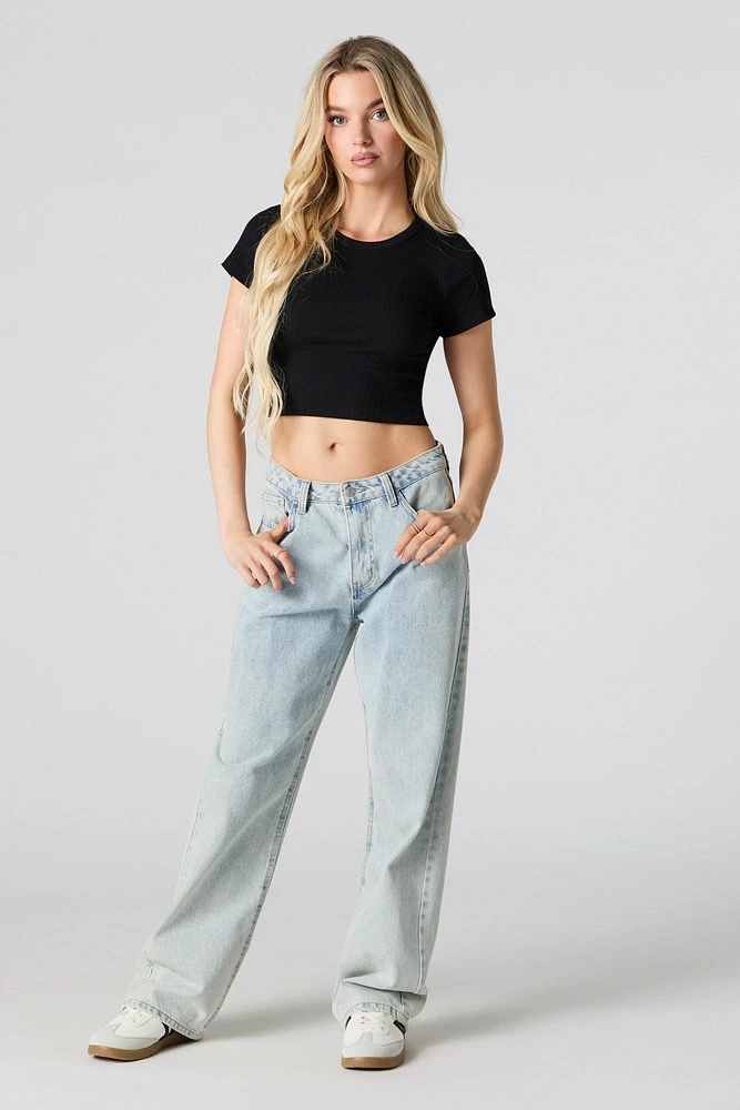 Ribbed Baby Tee