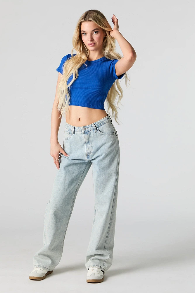 Ribbed Baby Tee