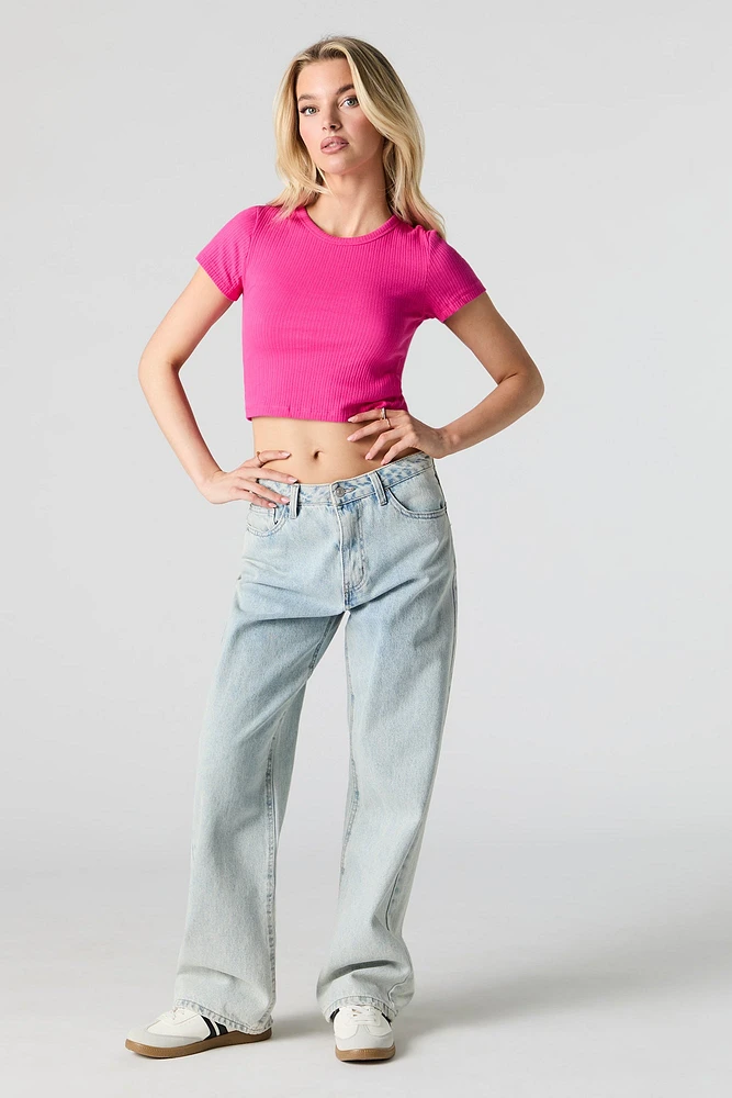 Ribbed Baby Tee