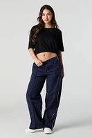 Drawstring Side Oversized T-Shirt